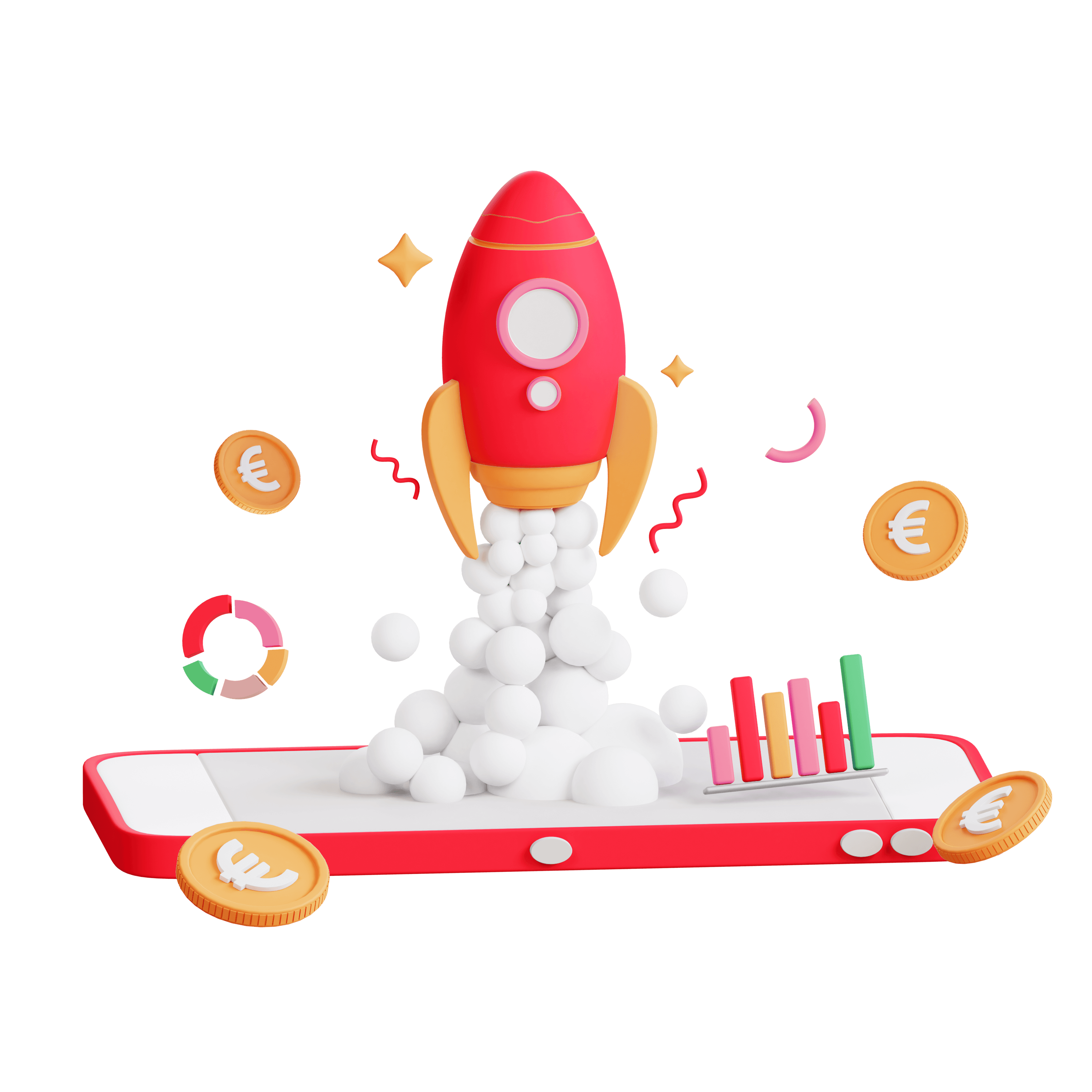 Webifyer rocket launching a digital idea