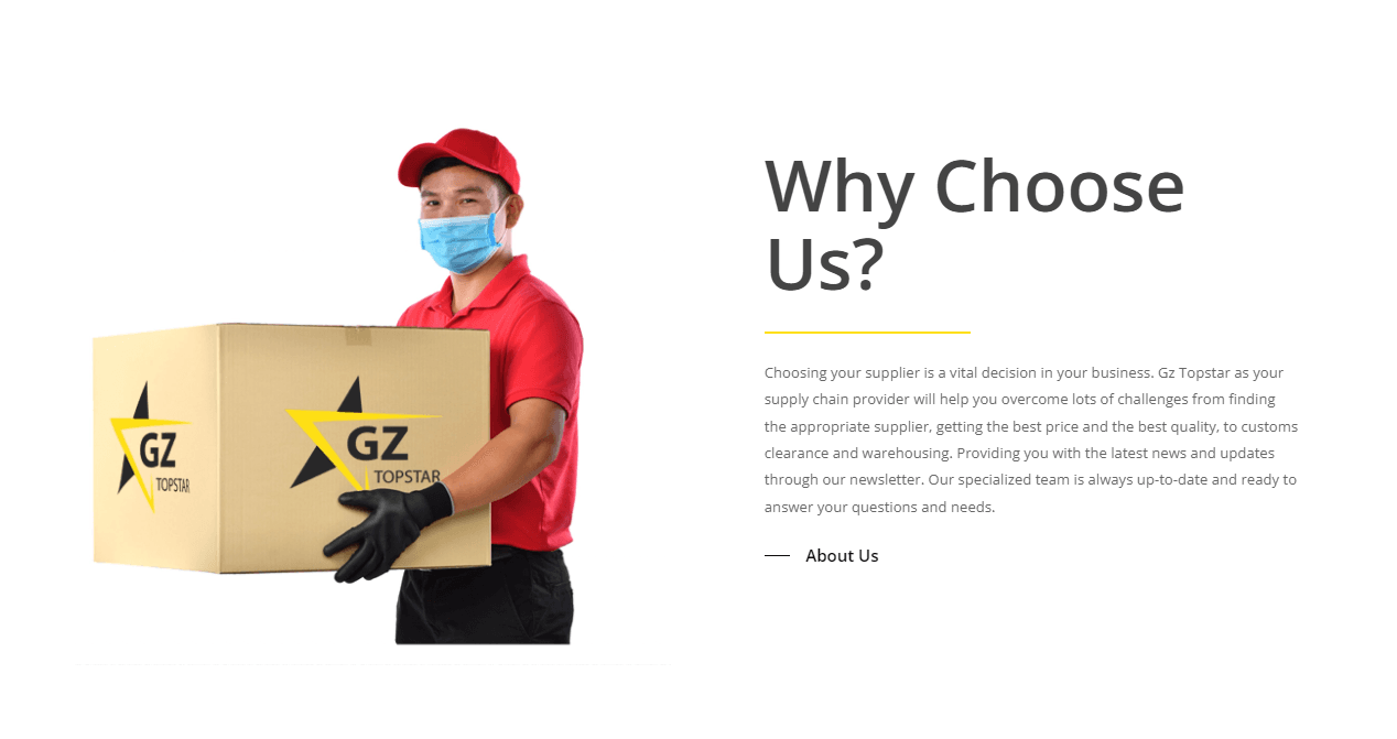 GZTopstar why choose us section