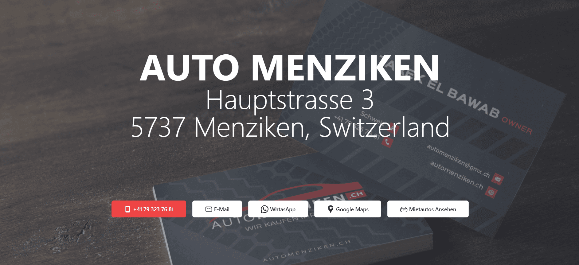 Automenziken rental system home